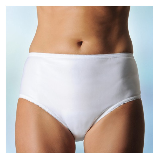 Couche en tissu réutilisable pour adulte - Protection contre l'incontinence  - Culotte lavable pour homme et femme (gris)