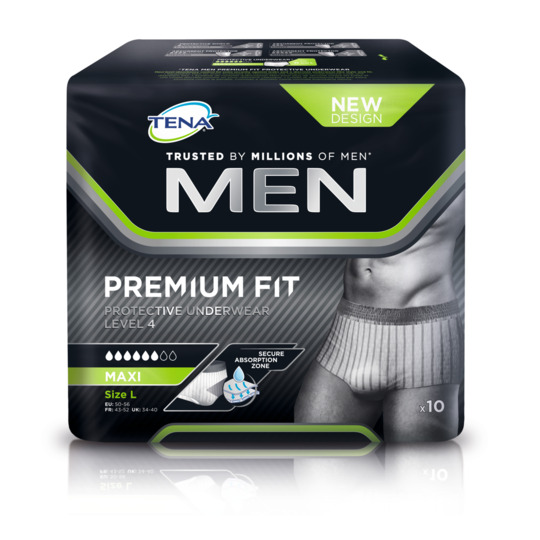 TENA Men Premium Fit taille L - Protections adultes - Tous ergo