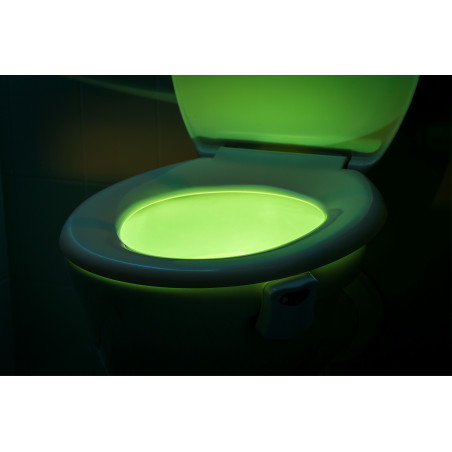Lampe de cuvette de toilette - Lampe de siège de nuit à LED pour un  éclairage coloré des toilettes ​avec détecteur de mouvement