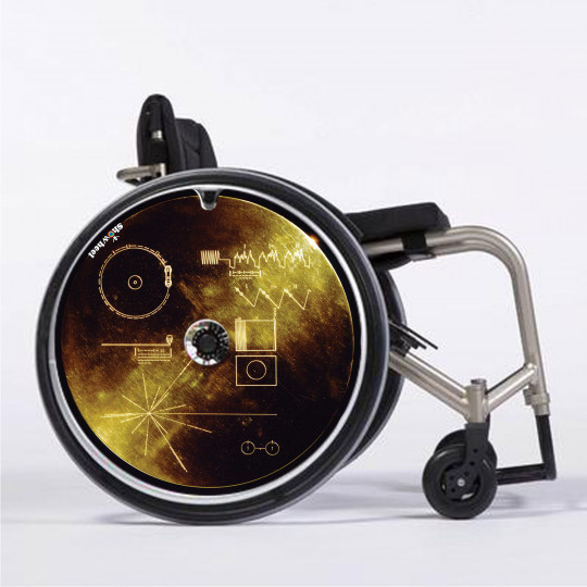 Flasque fauteuil roulant modèle Voyager Golden Record