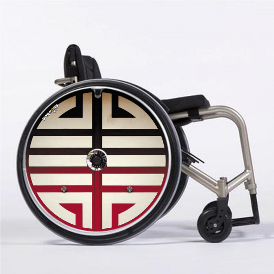 Flasque fauteuil roulant modèle Porte chinoise