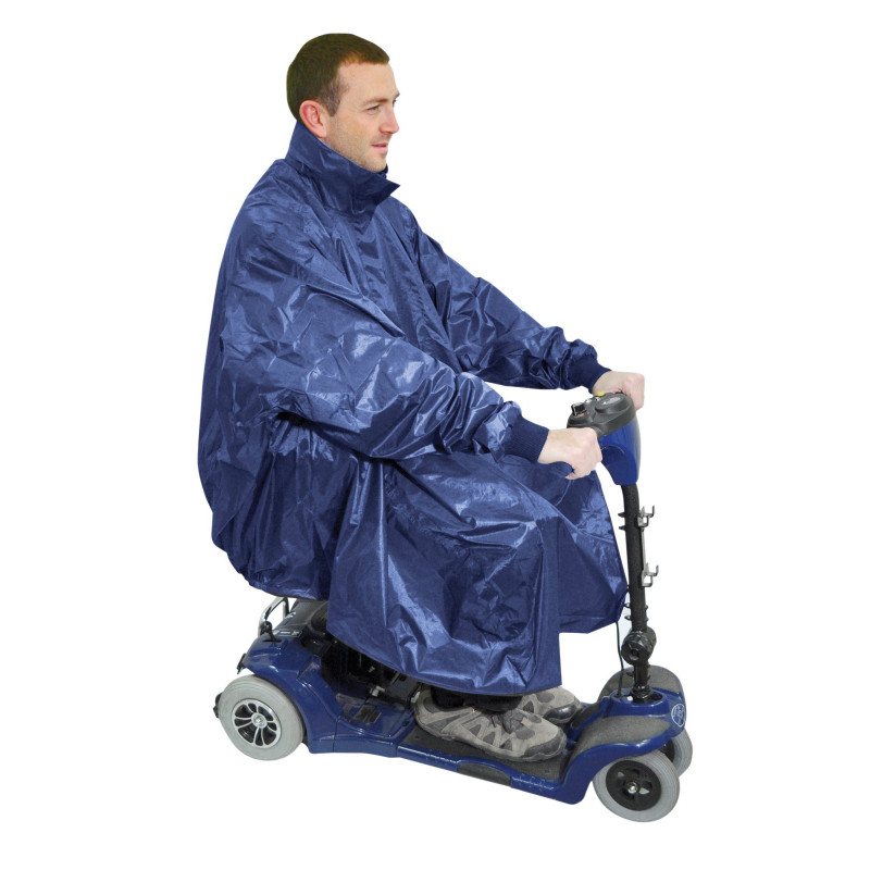 Poncho de pluie pour scooter ou chaise roulante électrique - Soins