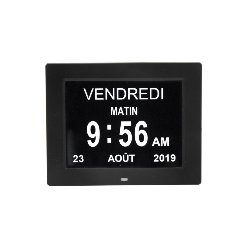 Horloge Calendrier Numérique - Date - Jour/Nuit - Heure - Tous Ergo