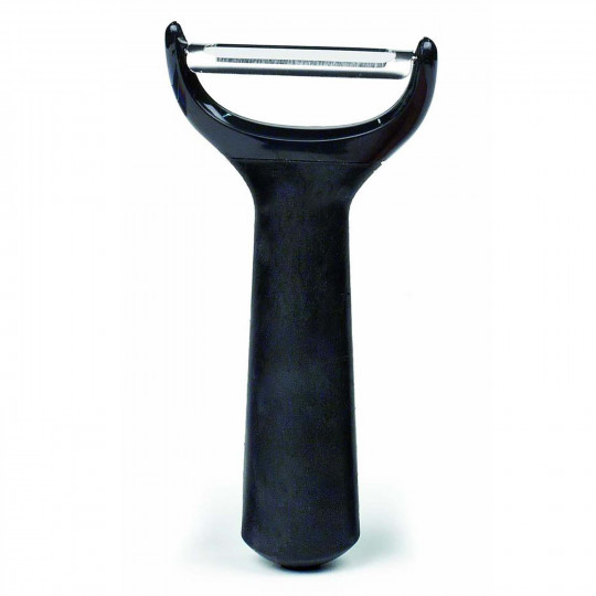 Eplucheur ergonomique dentelé gris - Gohy S.A.