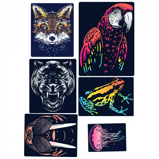 Stickers pour fauteuil Vein'Art animaux et monstres