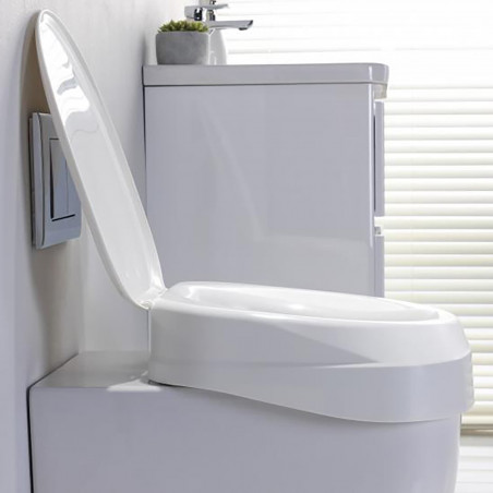 Rehausseur WC à serrer 10cm Invacare - Réhausseur wc et cadre toilettes