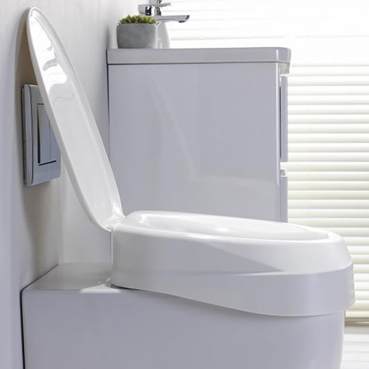 SWANEW Réhausseur WC Autres accessoires d'hygiène Aides à la toilette 10 cm  Siège de toilette