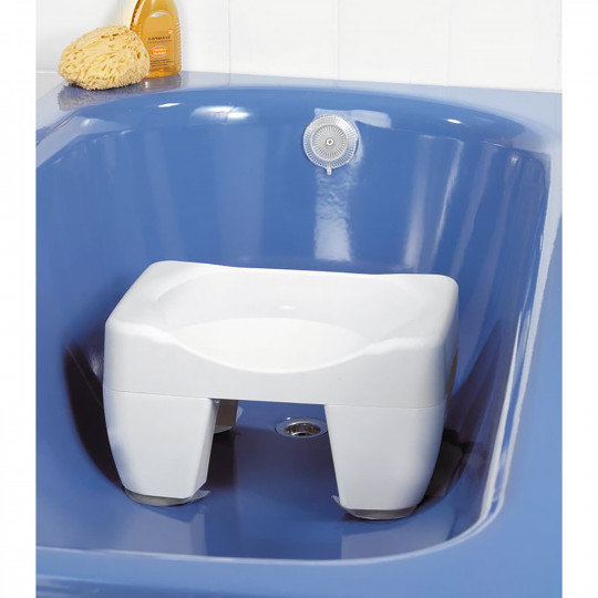 Réducteur de baignoire - Blanc/Bleu
