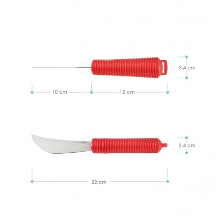 Couteau rétractable à ressort en plastique pour adulte de 14 ans