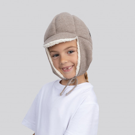 casque de protection pour bebe,protege tete en cas de chute-beige