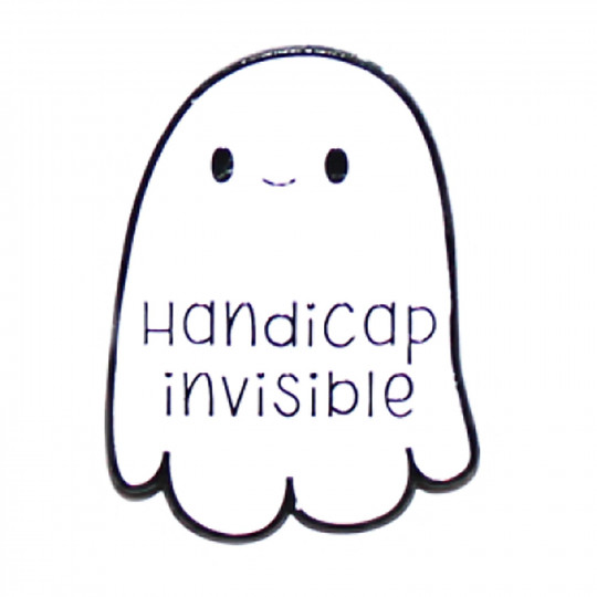 Pin's pour handicap invisible