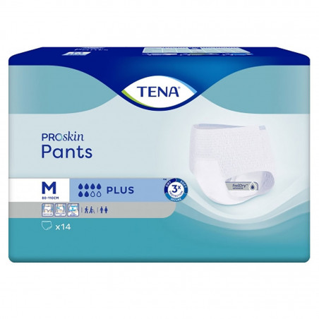 4 paquets - TENA Pants ProSkin Plus Medium - 56 unités