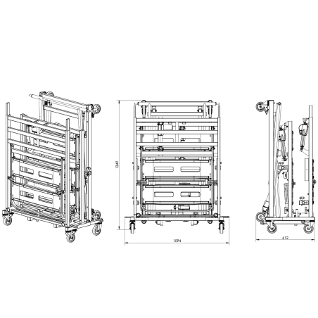 Lit médicalisé électrique 1 personne - Euro 1000