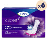 6 paquets - Tena Lady Discreet Maxi Night - 72 unités