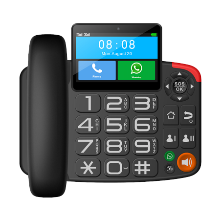 Téléphone filaire avec Whatsapp