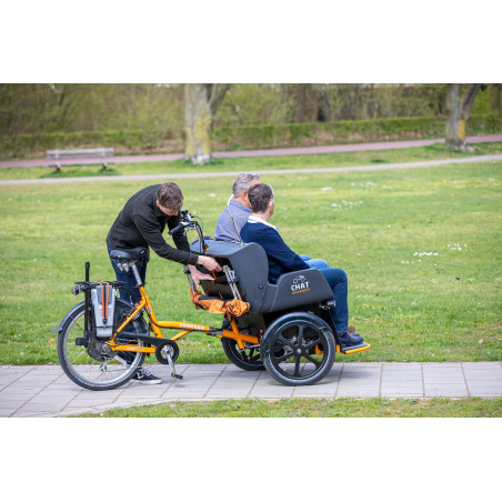 Vélo cargo Chat Van Raam (à assistance électrique)