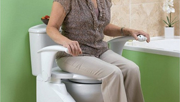 Rehausse WC 10 cm avec abattant. Surélévateur de toilettes. Marignane  Médical